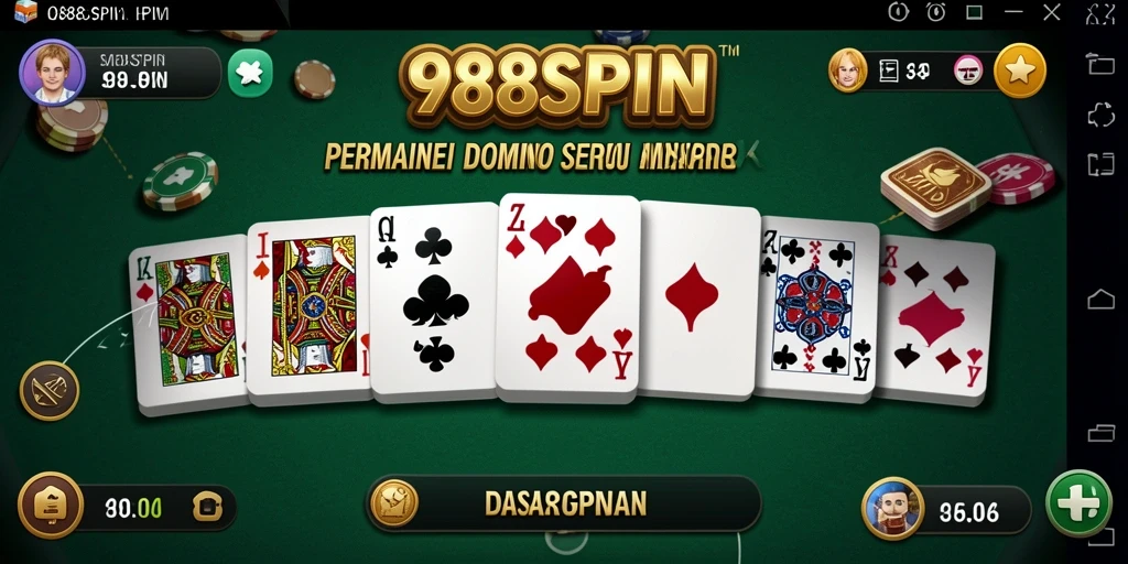 Tampilan gameplay seru dalam aplikasi 988SPIN.