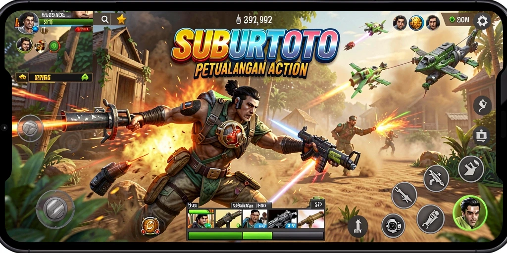 Tampilan gameplay SUBURTOTO yang seru dan penuh aksi.